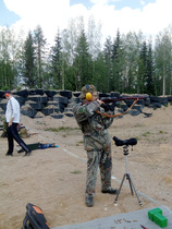 8.6.2019
Antti Liimatainen 150 m pystyasentokilpailua suorittamassa.